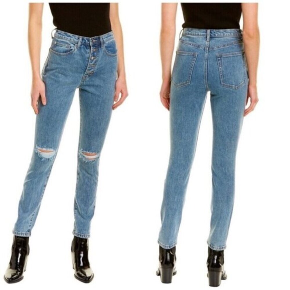 WeWoreWhat The Danielle High Rise Vintage Straight Leg Jeans Size 26
